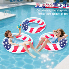 AMENON red white blue color scheme on floats