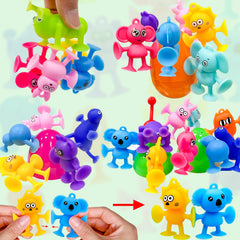 AMENON playful silicone suction toys with pinball sound for surface play