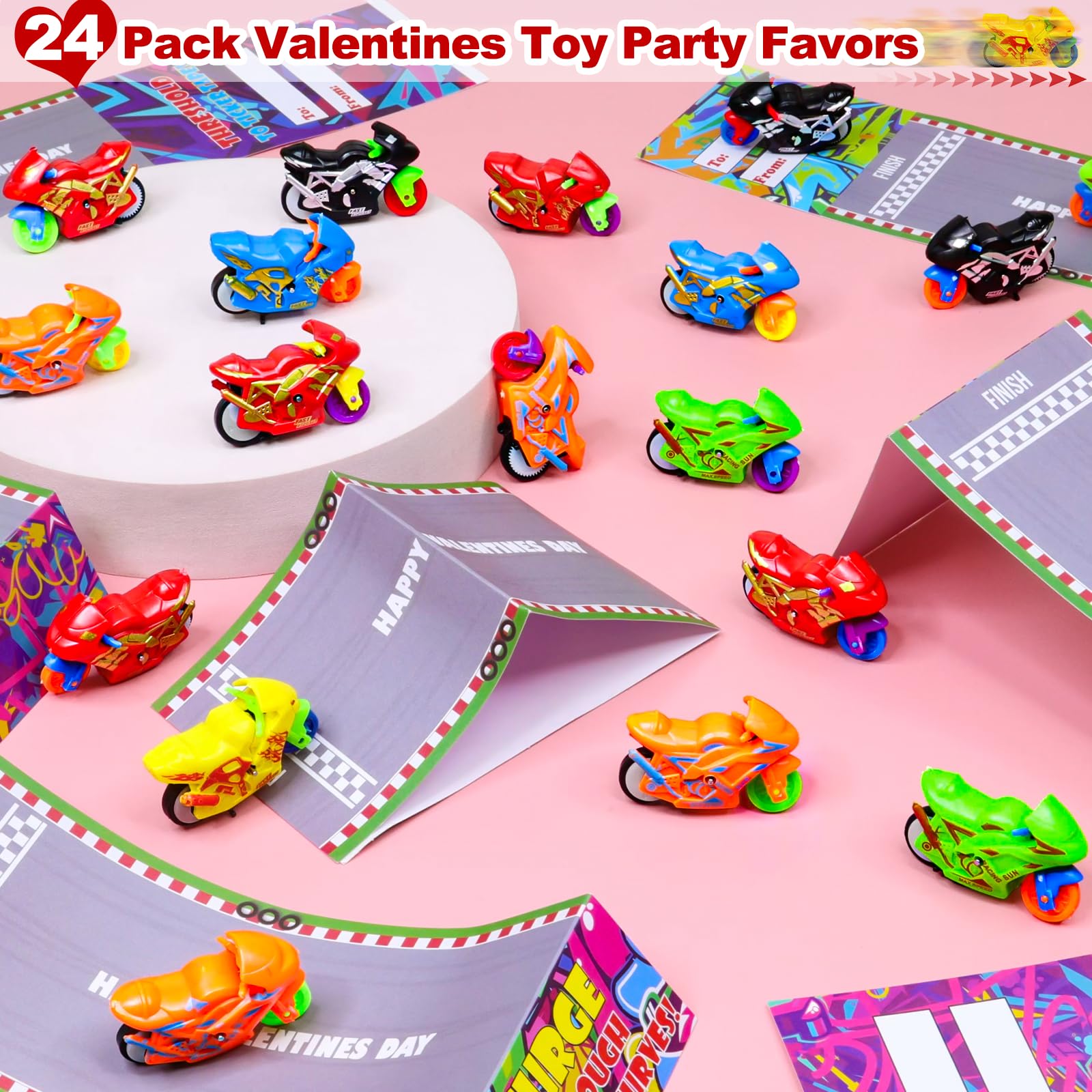 AMENON transparent gift bags for easy, tidy Valentines gifting.