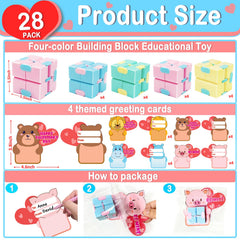 AMENON valentines cards collection with playful designs for class exchanges