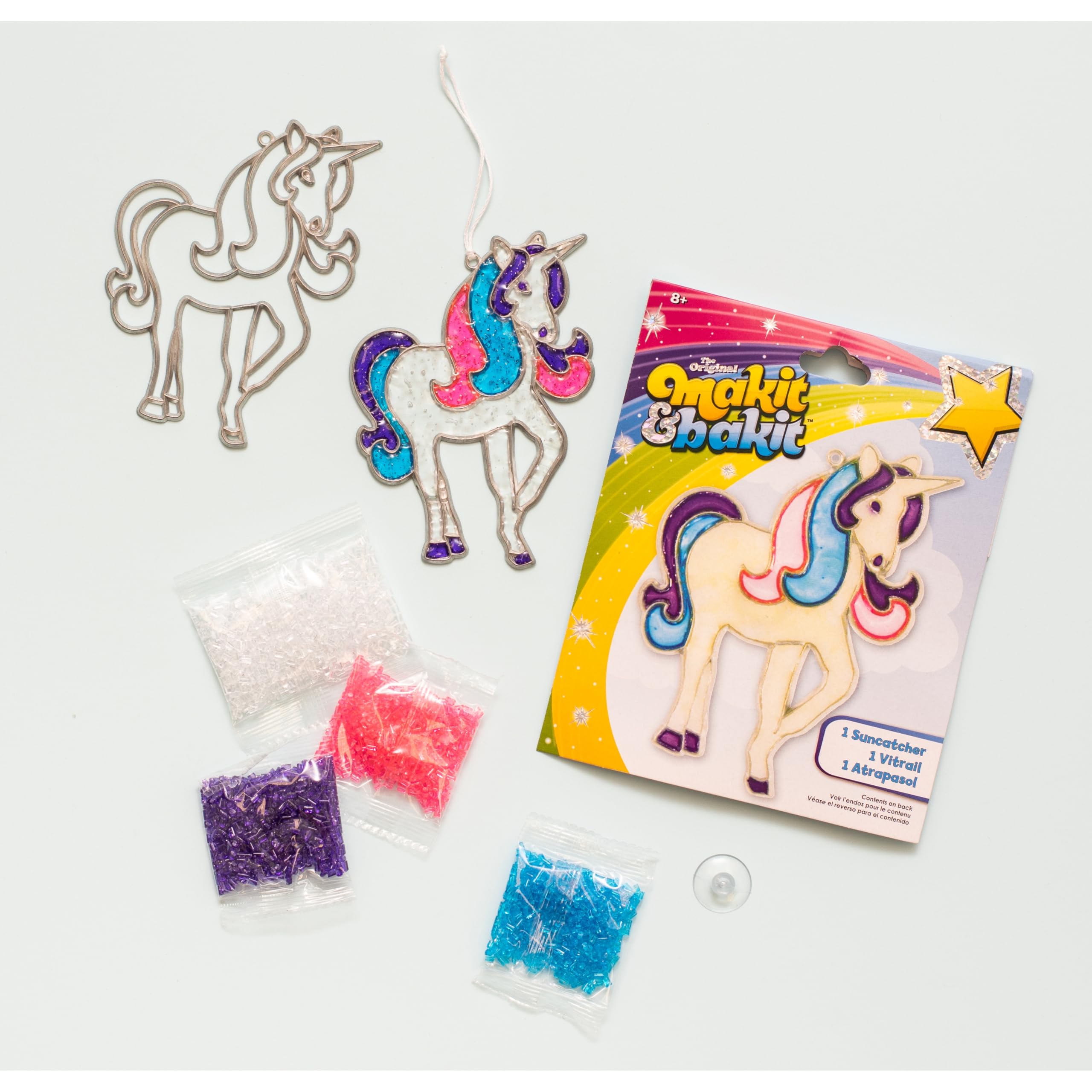 American Crafts Darice ColorBok Suncatcher Kit unicorn-inspired creative decor idea