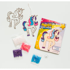 American Crafts Darice ColorBok Suncatcher Kit unicorn-inspired creative decor idea