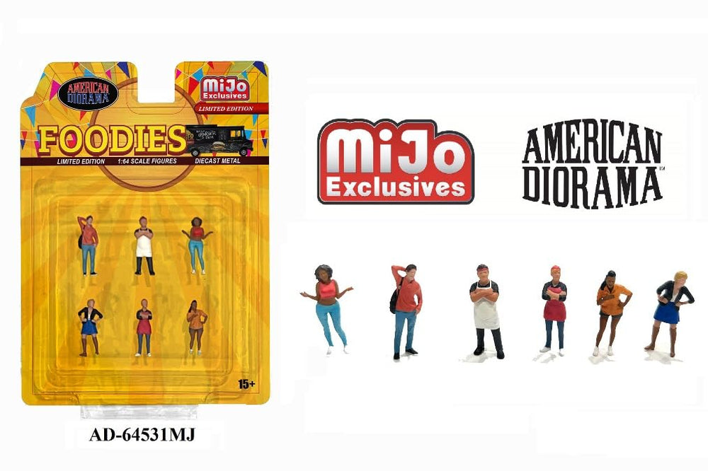 American Diorama Foodies unopened blister-pack packaging protects a limited edition collectible for display