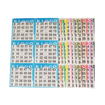 American Games bingo paper books showing 1000 cards for versatile group play.