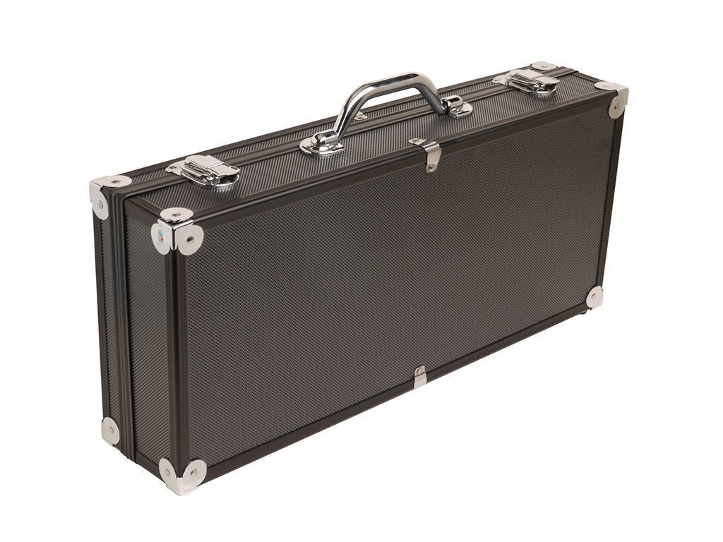 American-Wholesaler Inc. Reinforced case handle enables comfortable travel.
