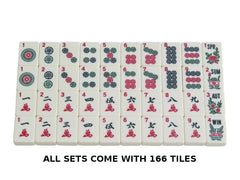 American-Wholesaler Inc. All-in-one pusher and tile rack simplify dealing and packing.