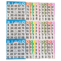 American Games bingo books, 100-pack, front view—ready for quick, portable party play.
