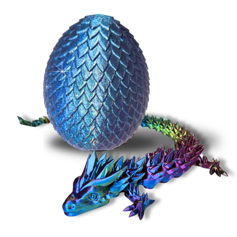 Amerimaker dragon full figure in 20-inch articulation for display and play.