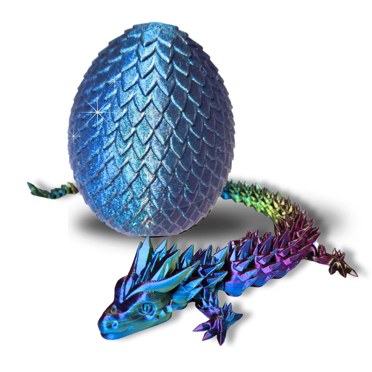 Amerimaker dragon full figure in 20-inch articulation for display and play.