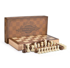 AMEROUS storage slots keep pieces organized during games