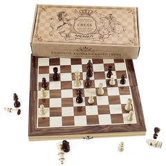 AMEROUS magnetic chess pieces stay in place during play