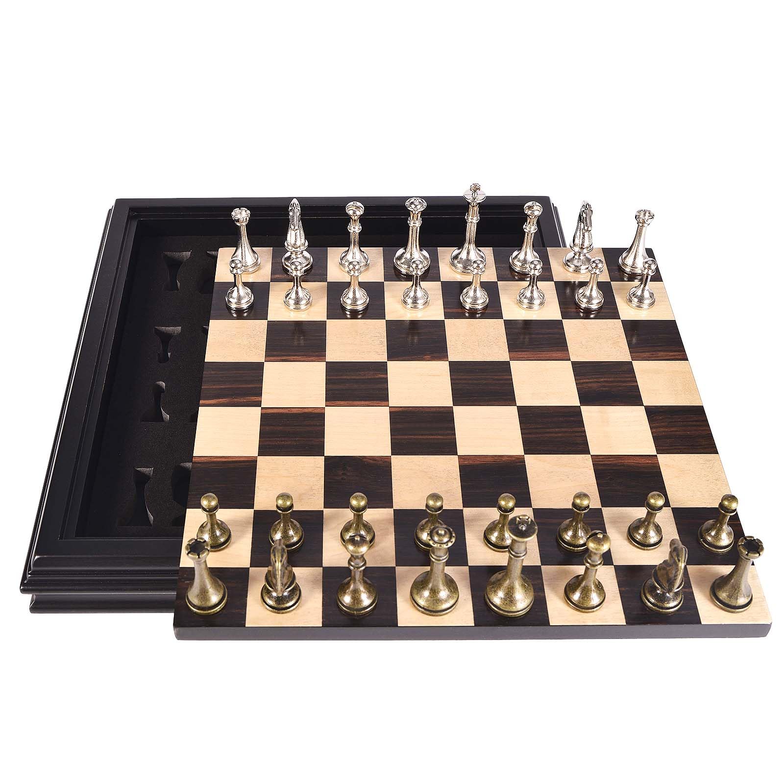 AMEROUS chess set packaged elegantly as a refined gift option.