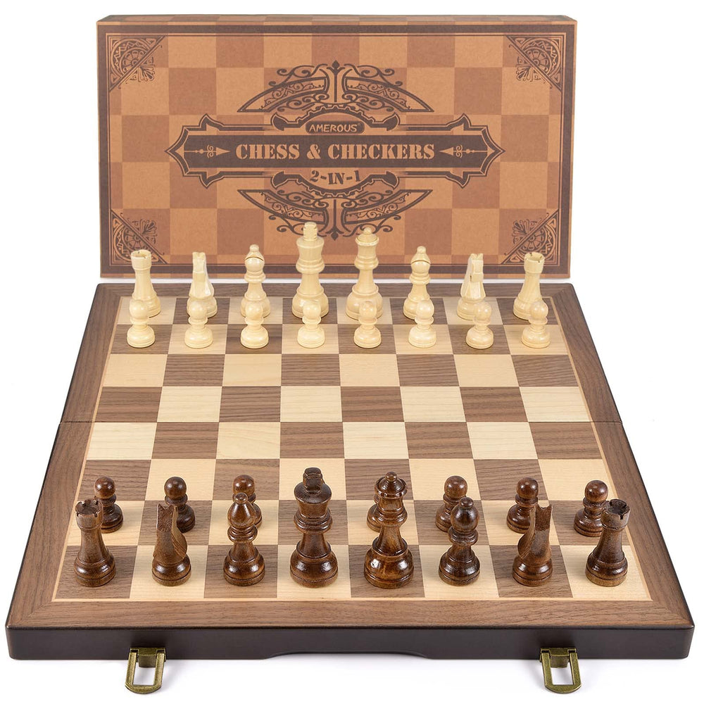 AMEROUS gift packaging chess set suitable for beginners and travelers