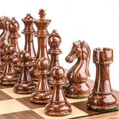 AMEROUS 4.25-inch king piece with heavy, stable feel for tournament-style play