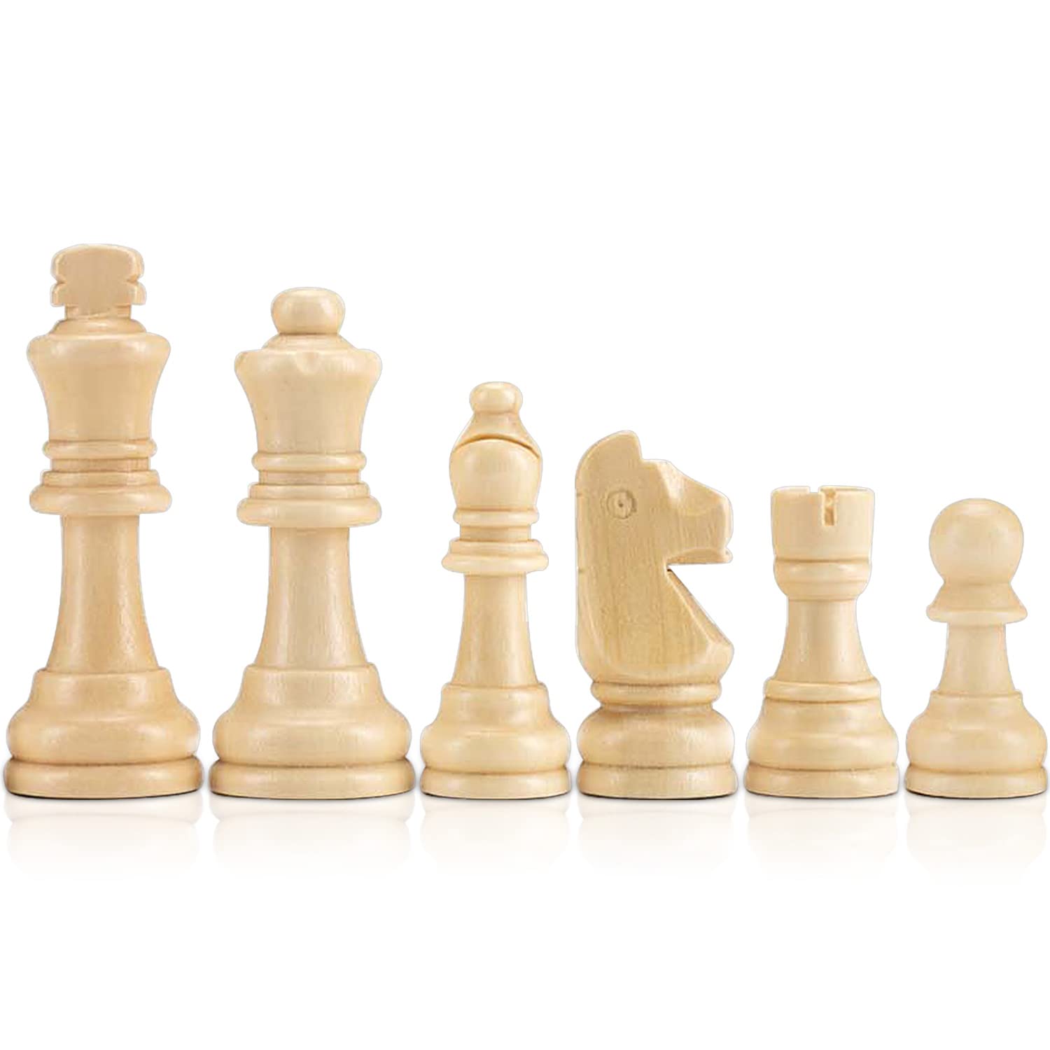 AMEROUS king 3.15 inch chess piece highlighted for official feel