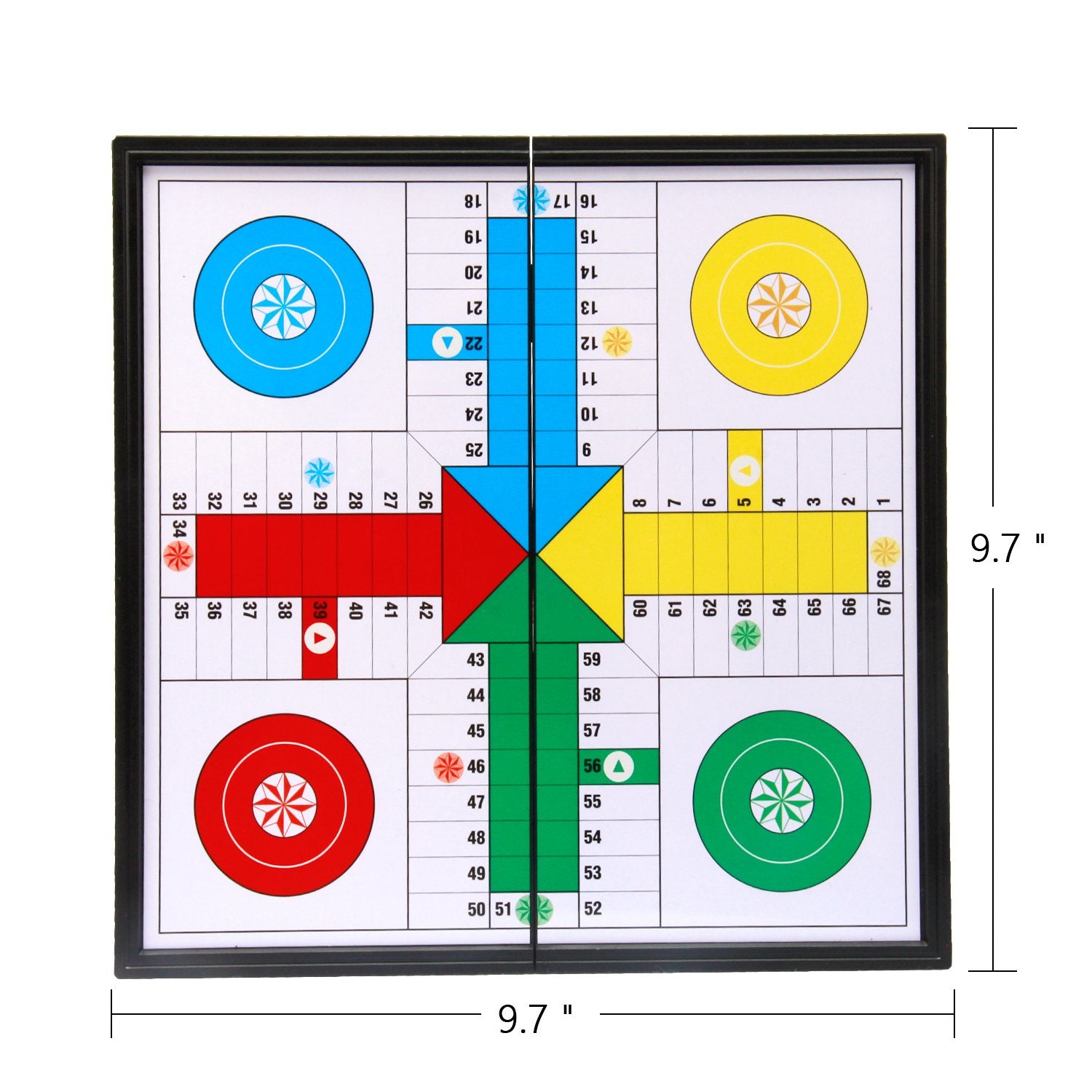 Amerous Ludo Go is recommended for ages 6 and up