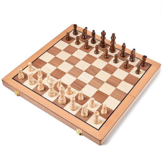 AMEROUS magnetic chess pieces prevent loss during travel