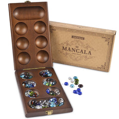AMEROUS gift-ready Mancala set ideal for holidays and birthdays