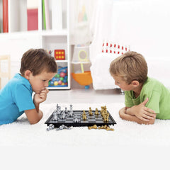 AMEROUS open-board dimensions 9.8 x 9.8 inches for comfortable moves.
