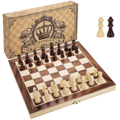 AMEROUS portable travel chess set fits backpacks for on-the-go play.