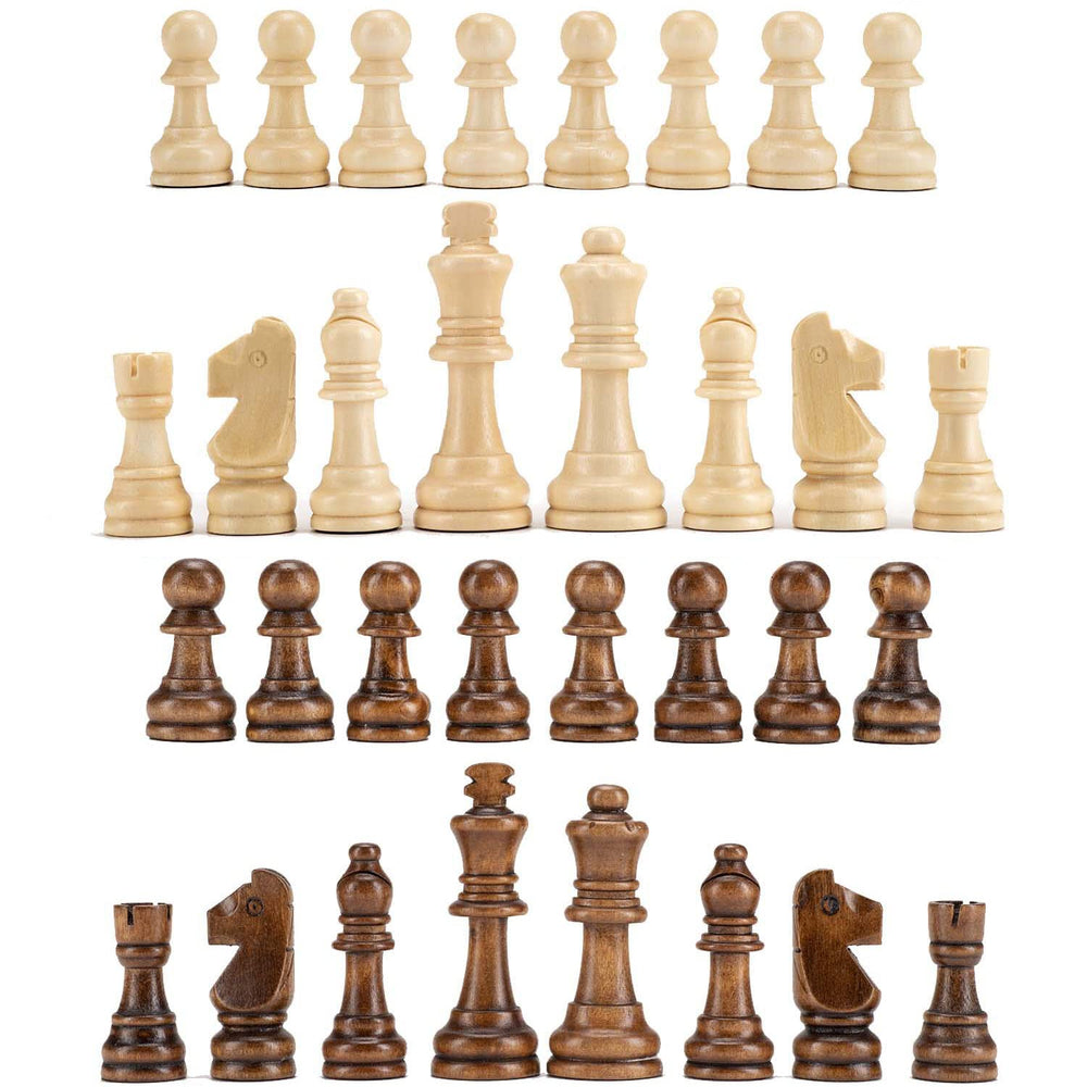 AMEROUS proportioned chess pieces balanced for accurate gameplay