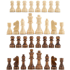 AMEROUS proportioned chess pieces balanced for accurate gameplay