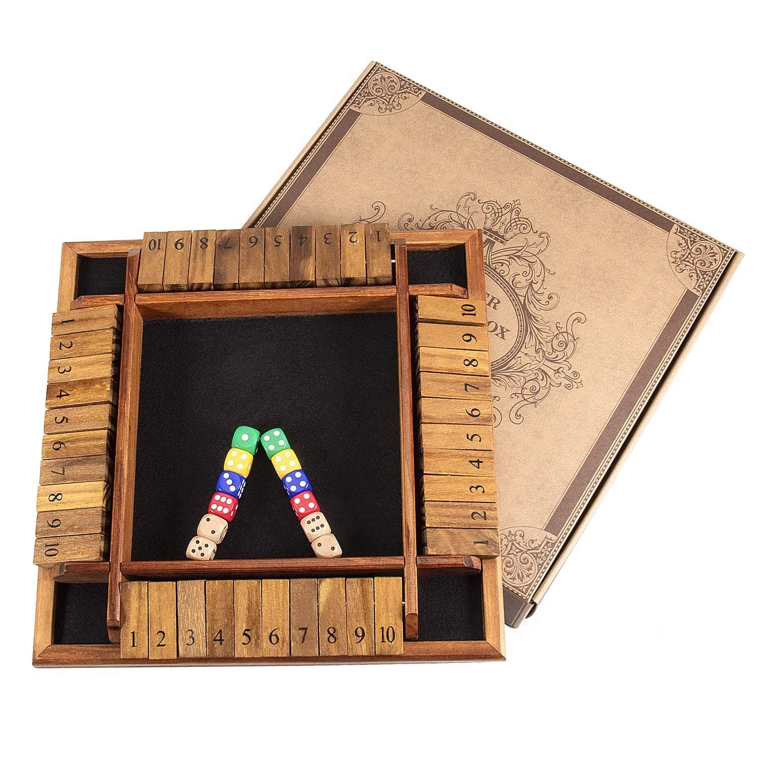 AMEROUS brown felt playing surface enhances stability