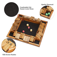 AMEROUS spare wooden dice included for uninterrupted play