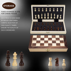 AMEROUS built-in storage slots keep pieces organized and secure.