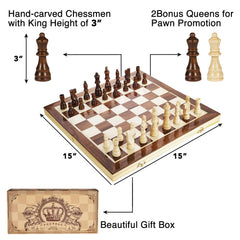 AMEROUS two extra queens included for flexible play options.