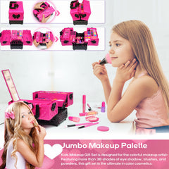 Amerrly makeup kit brushes include soft applicators for gentle use.