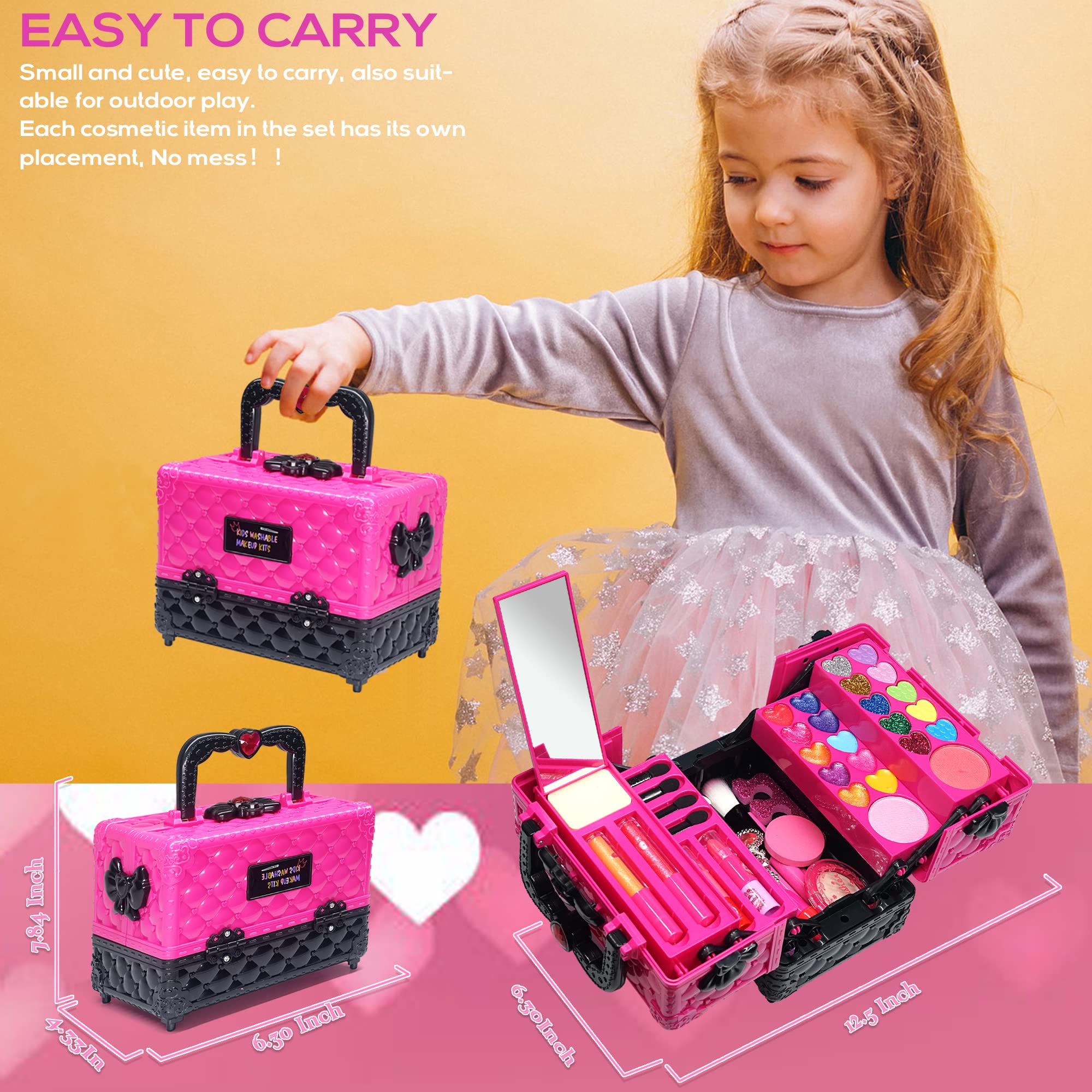Amerrly mini mirror helps kids check looks during play.