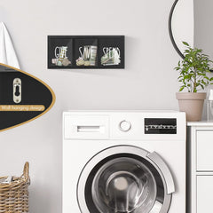 Wall-mount hardware included for simple, organized mounting.