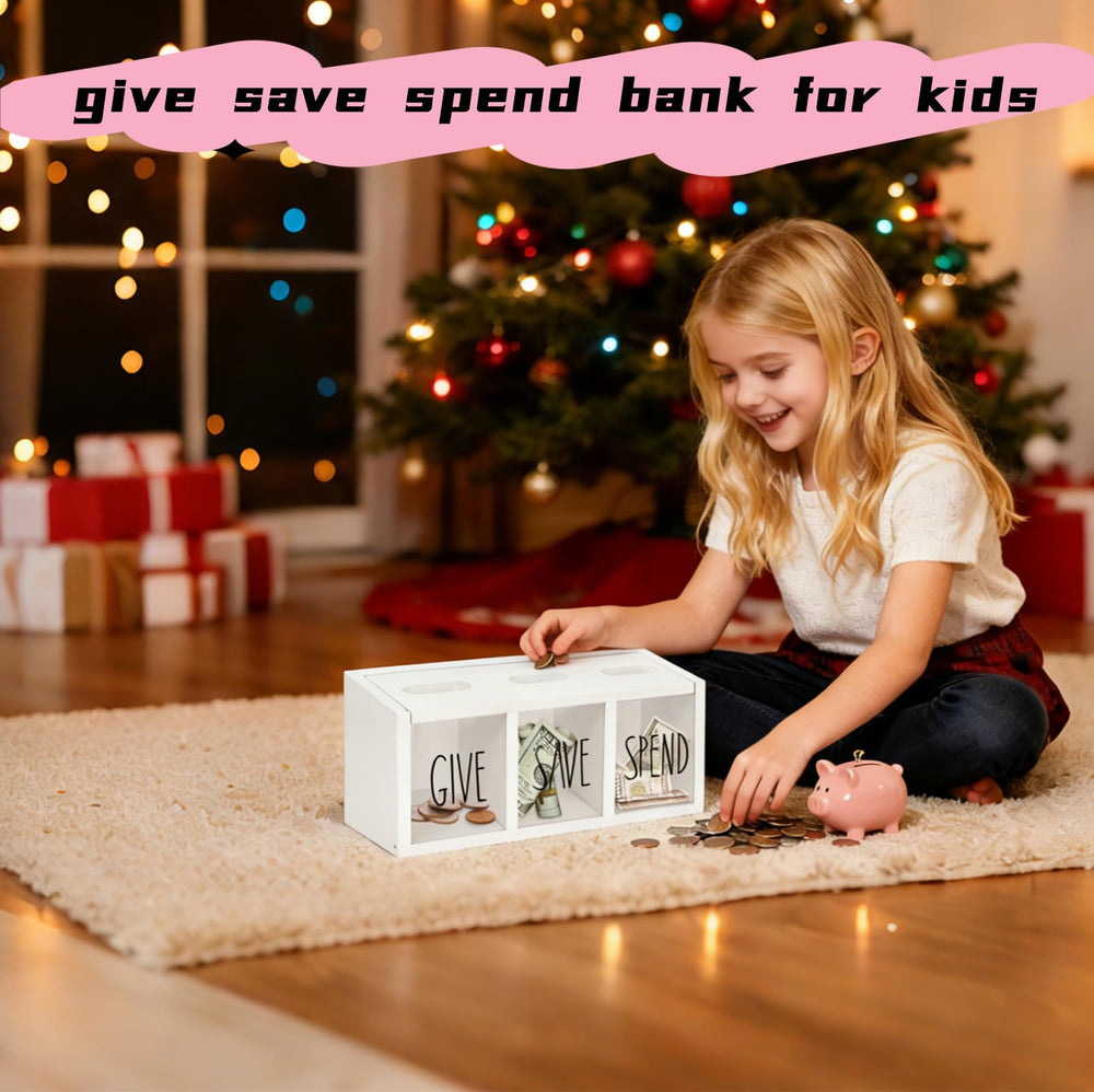 Ameuphercy piggy bank designed for wall mounting saves counter space.