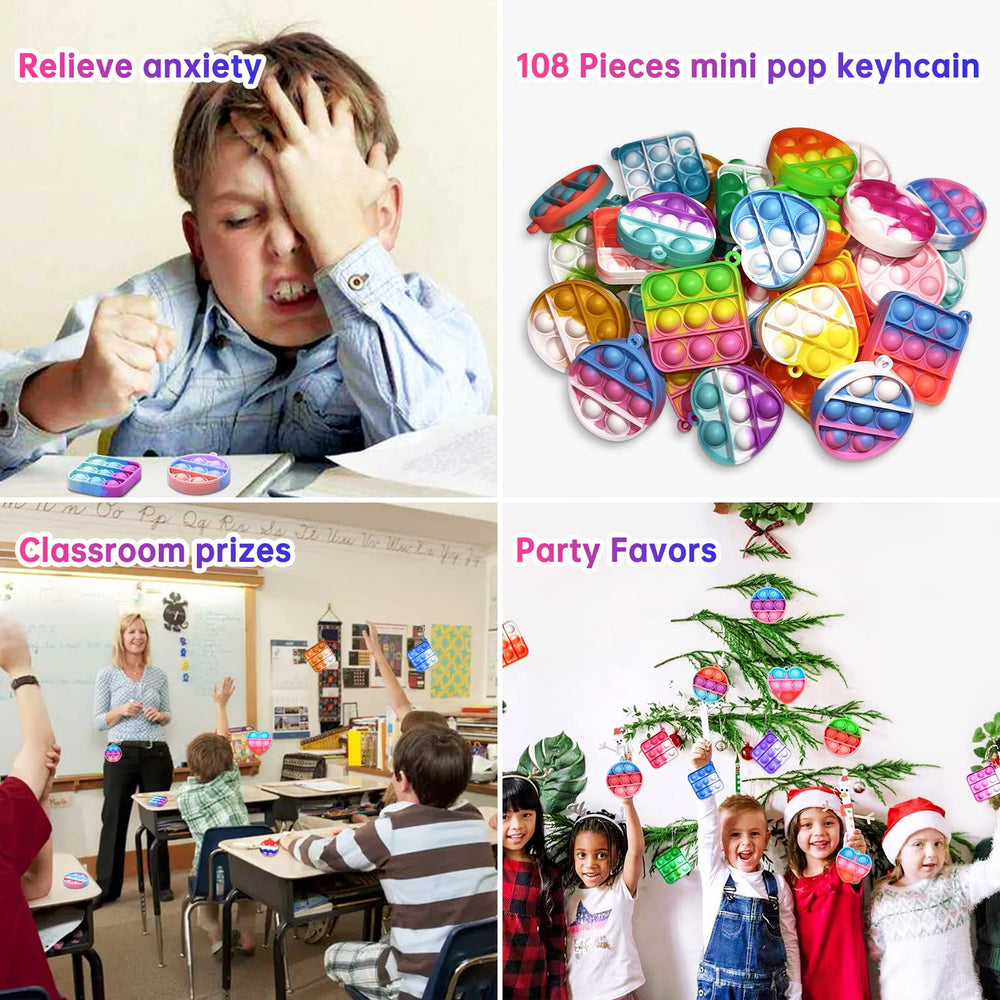 Amicbng mini pop keychain ready as party favors for kids' events