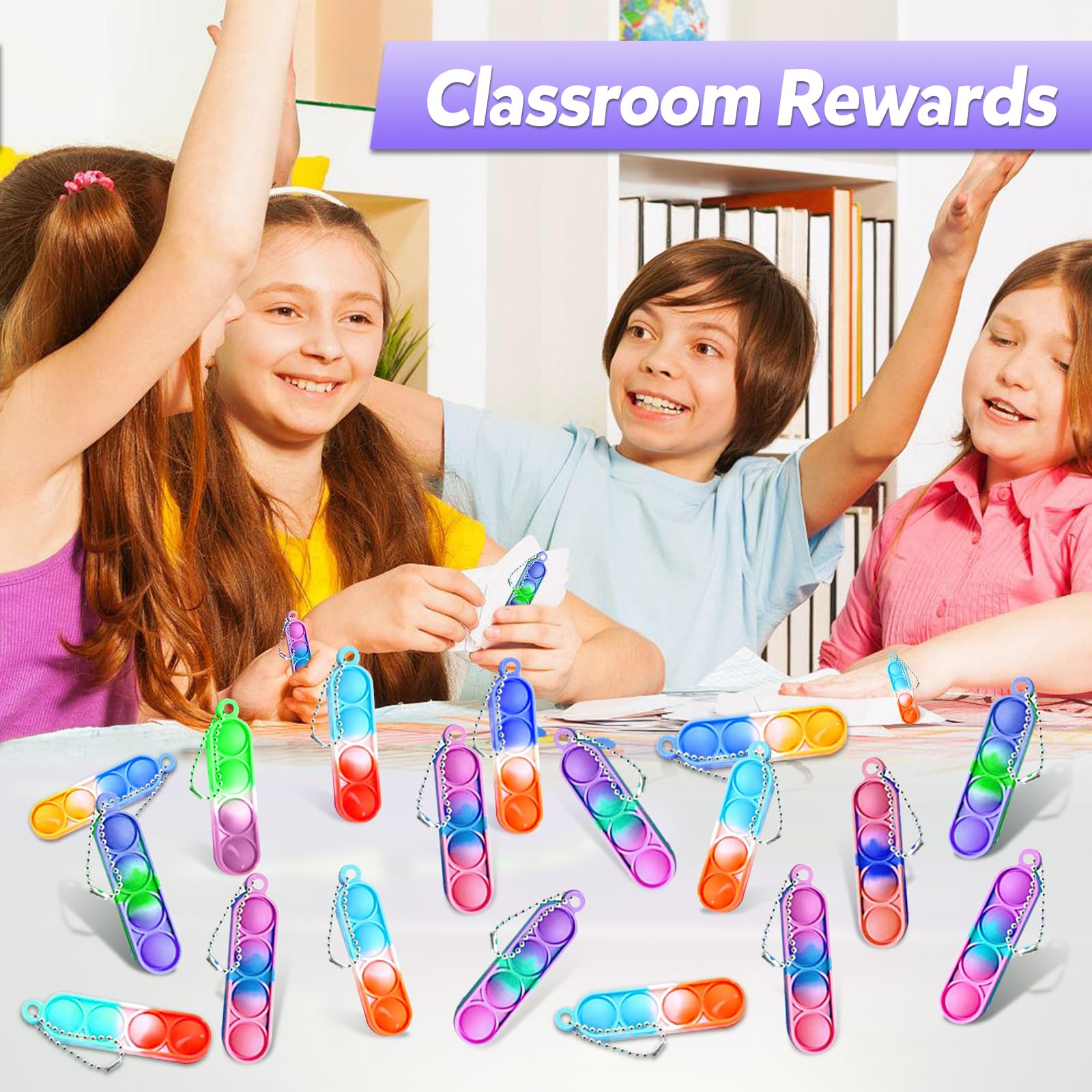 amicbng pop sound fidget toy in action for sensory play