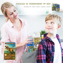 AMINFUN card pack in a transparent box encourages portable learning sessions