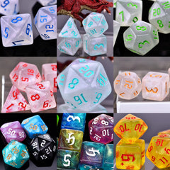 Amiven complete 210-dice collection, convenient for DnD and homebrew campaigns.