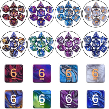 Amiven dragon bag holds the dice securely for easy gaming on the go.