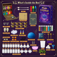 AMIZEY Crystal Growing Tree bottle—spark imagination with magical experiments.