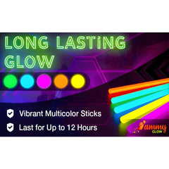 Ammy Glow tube packaging keeps glow sticks organized and portable.