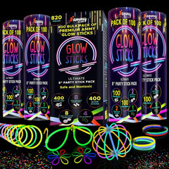 Ammy Glow versatile party supplies fit camping, pool games, or concerts.