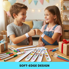 AMOR PRESENT classroom-supply white slap-bracelet ideal for silent rewards