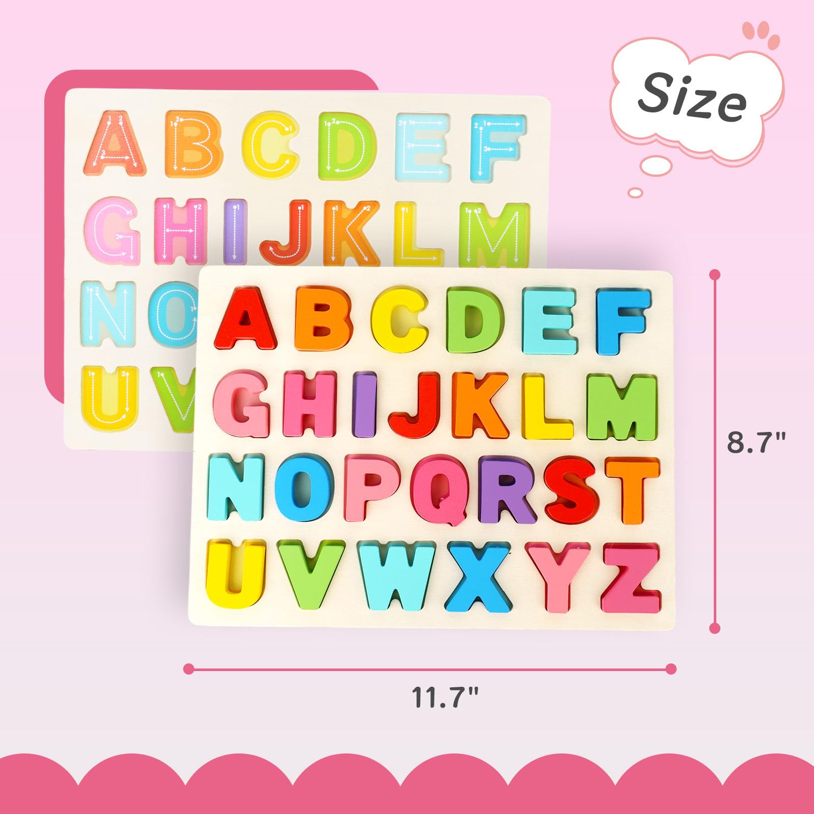 AMOR PRESENT compact 11-7-inch board for easy storage
