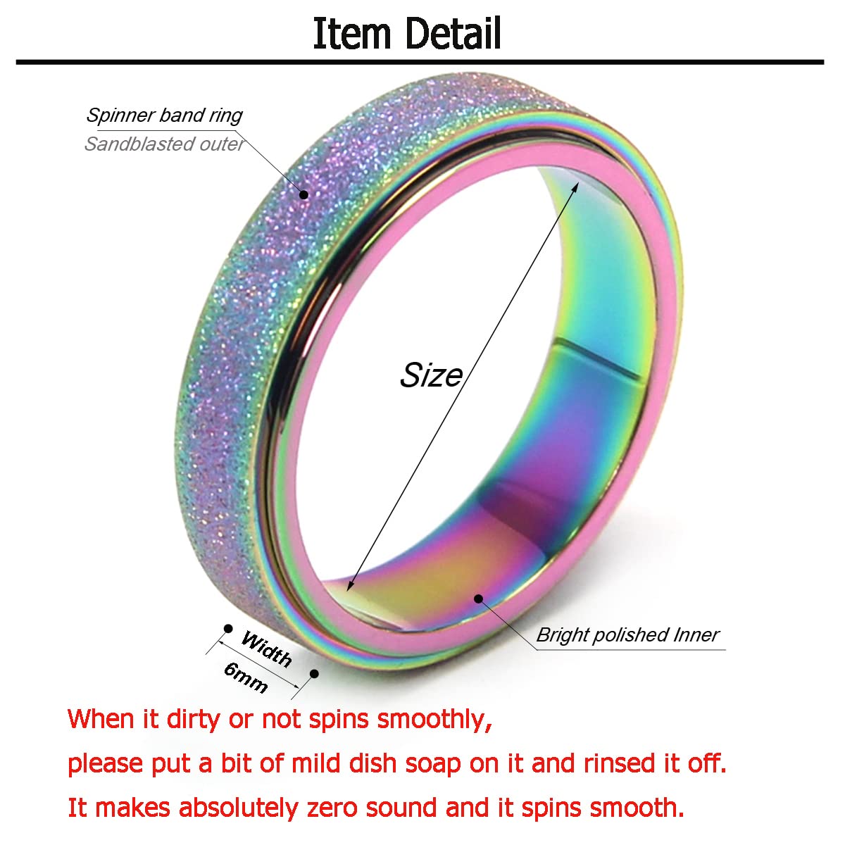 AmorArtSky rainbow colors offer versatile styling for different outfits.