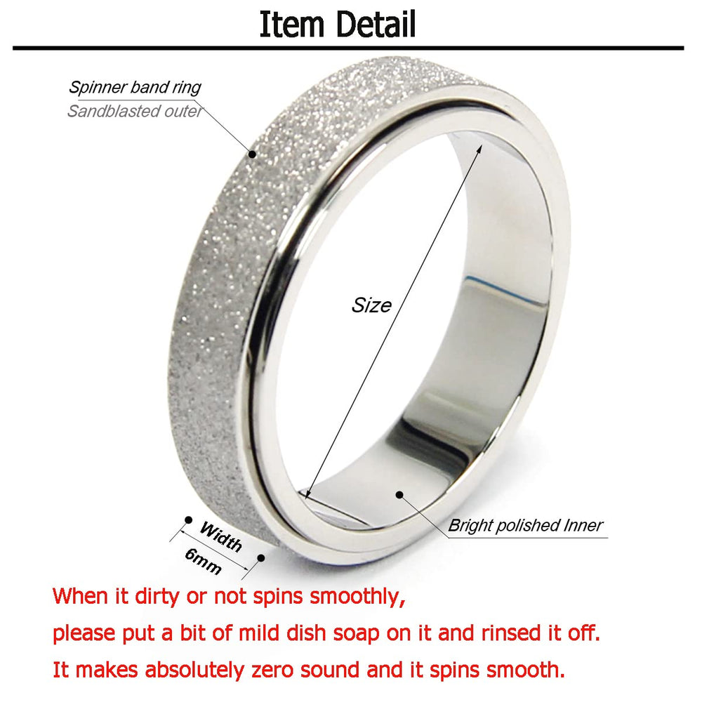 AmorArtSky multi-color options spinner ring enhances style with subtle, tactile fidgeting.