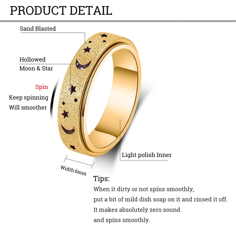 AmorArtSky size 10 worn on finger for comfortable all-day use.