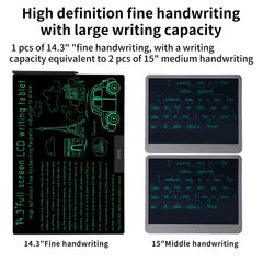 Amoretti Sonnet 14-3inch writing tablet writing area highlights expansive space for ideas.
