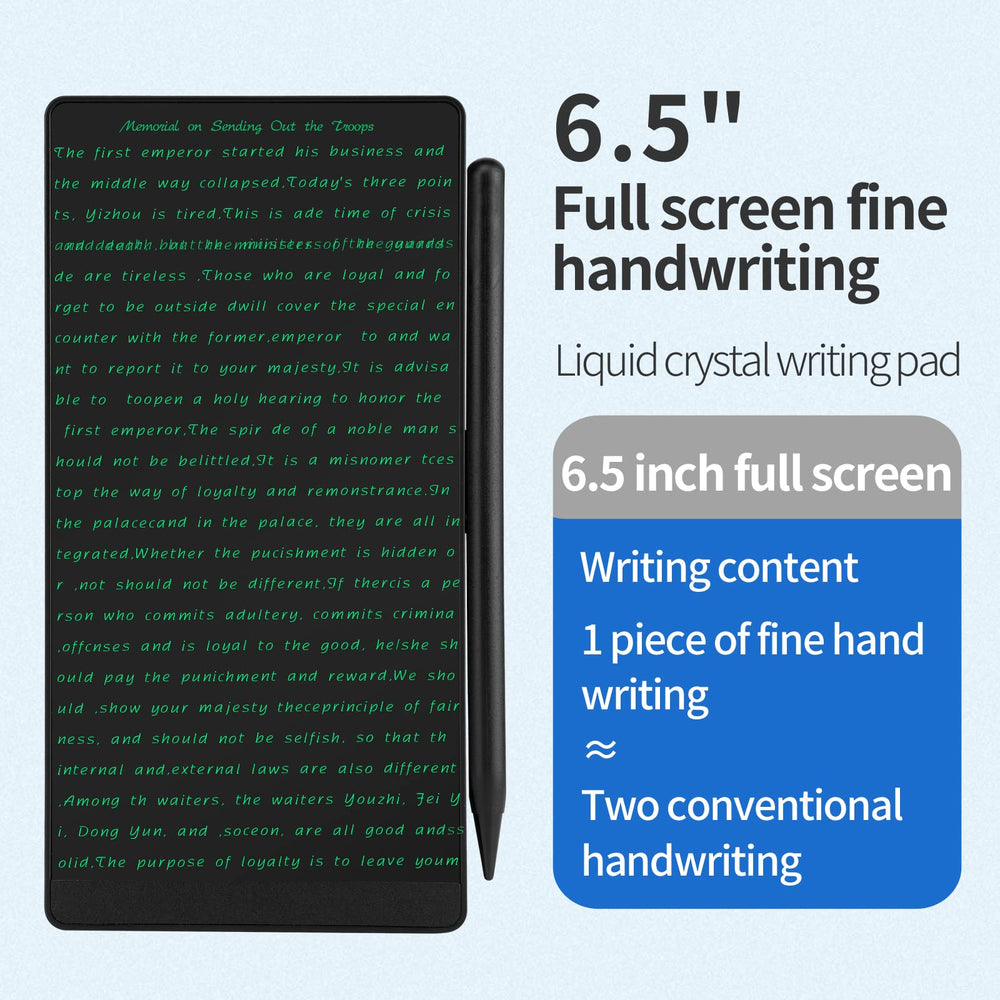 Amoretti Sonnet 6.5-inch display with erasable screen for quick sketches.