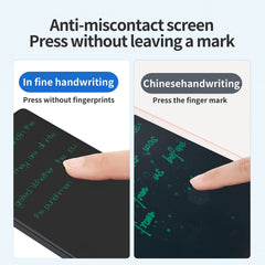 Amoretti Sonnet erase button enables instant screen clearing after sketches.
